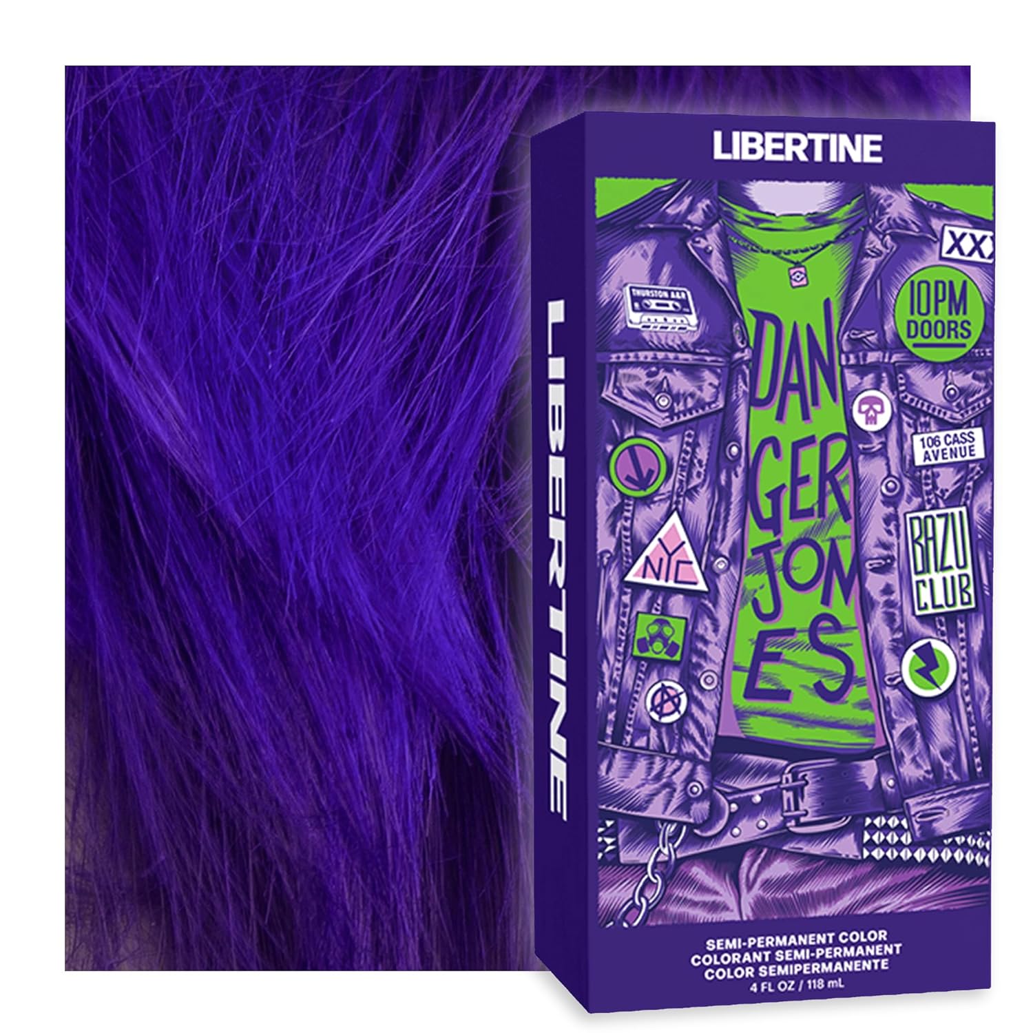 DANGER JONES SEMI LIBERTINE - Violet 118ML – EFX HAIR & BEAUTY