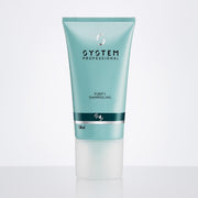 System Professional Purify Shampoo tube on a white background