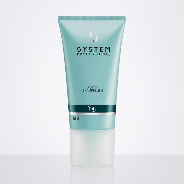 System Professional Purify Shampoo tube on a white background