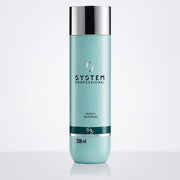 System Professional shampoo bottle on a white background