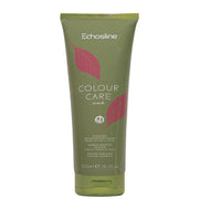 Green tube of Echosline Colour Care mask on a white background