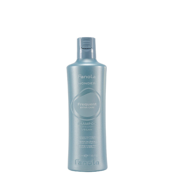 Fanola shampoo bottle on a white background