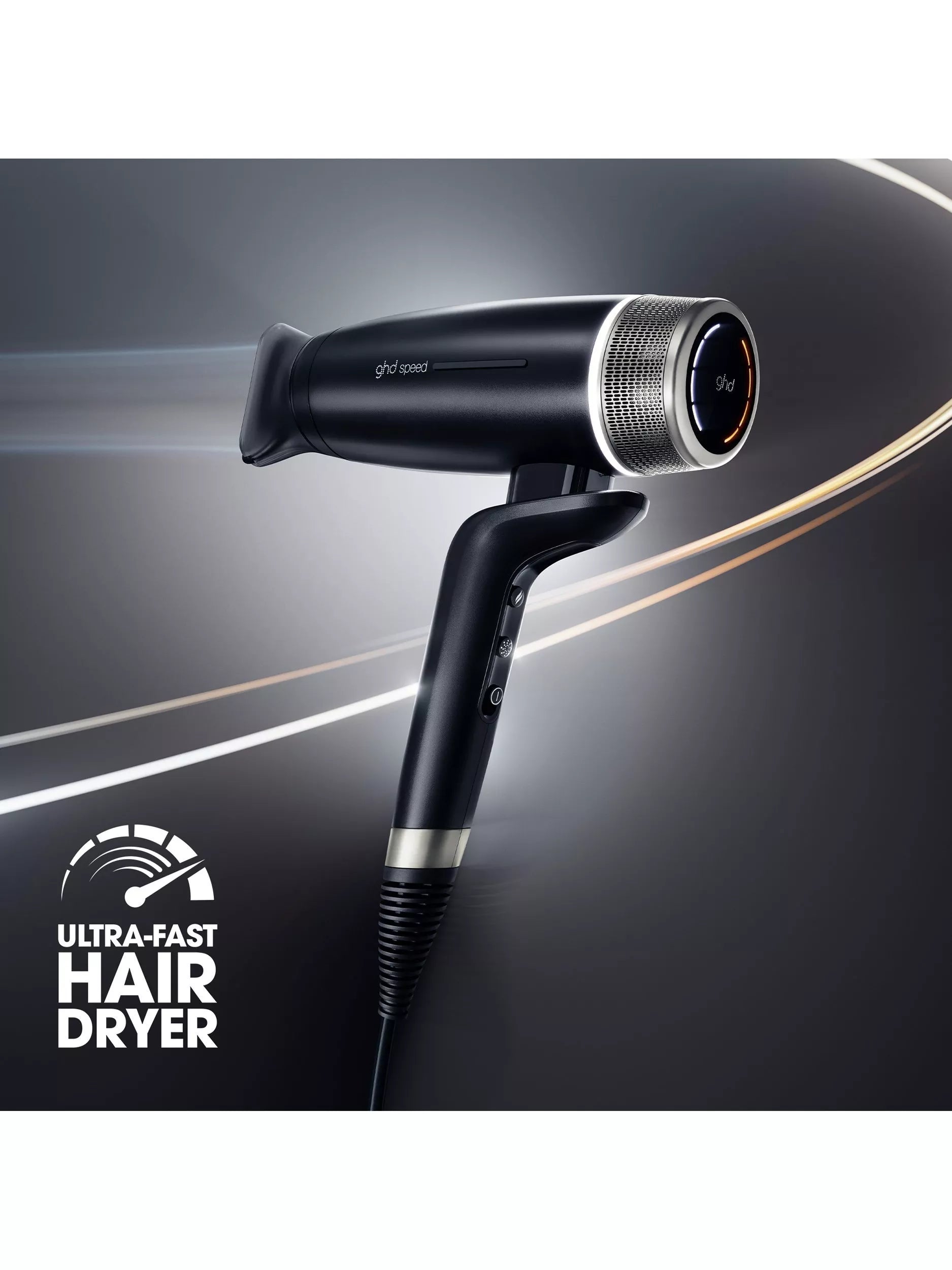 NEW GHD SPEED IONIC HAIR DRYER IN BLACK