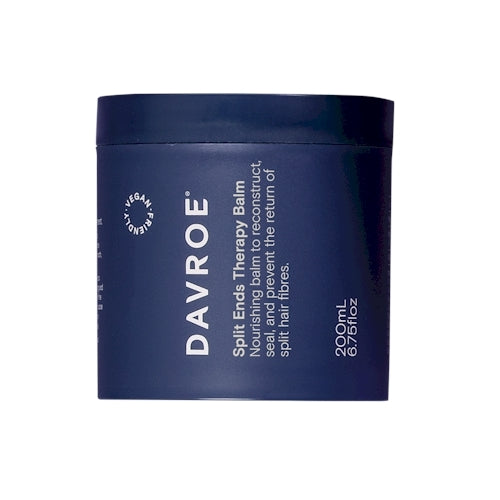 Davroe split ends therapy balm container on a white background
