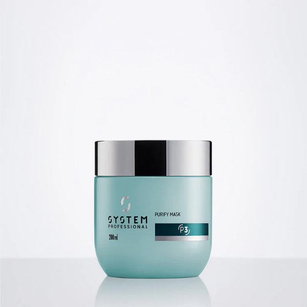 System Professional purity mask jar on a white background