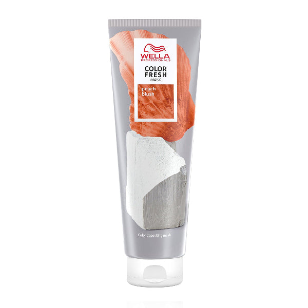 Wella Color Fresh Mask tube for peach blush color on a white background