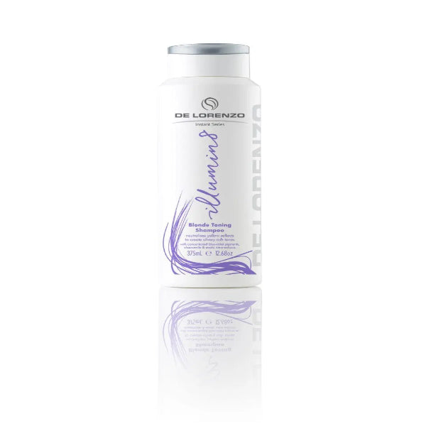 De Lorenzo shampoo bottle on a white background