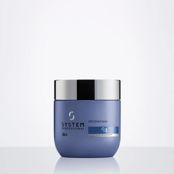 Blue jar with silver lid on a white background