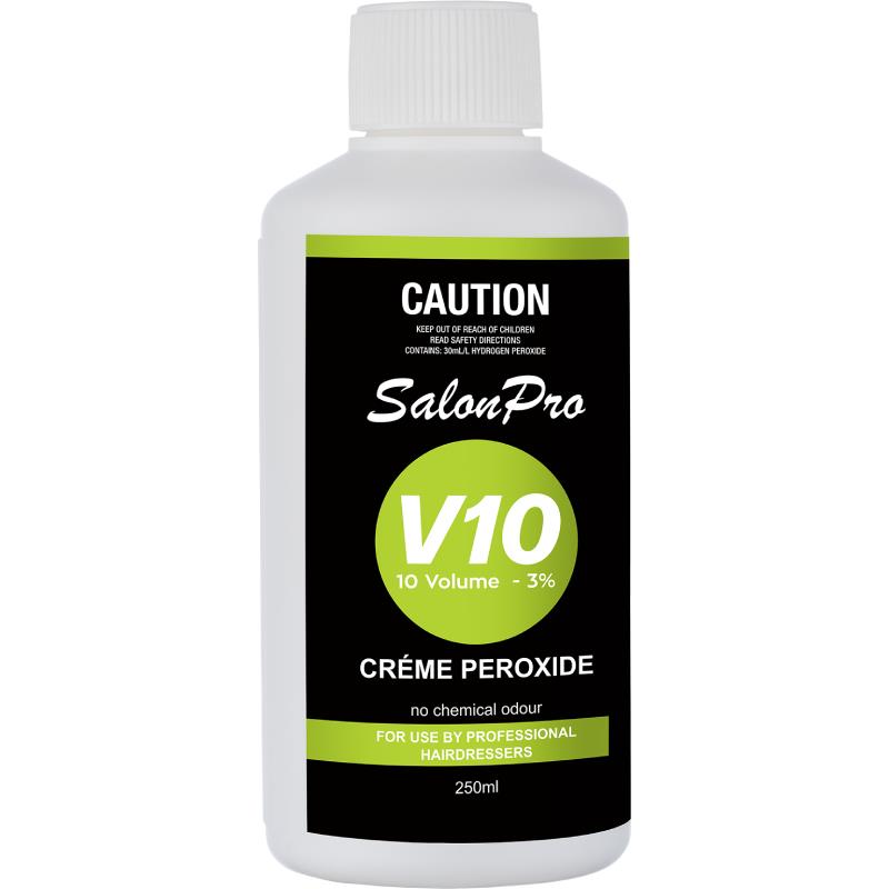 SalonPro Creme Peroxide Developer 10 Vol 250 ml