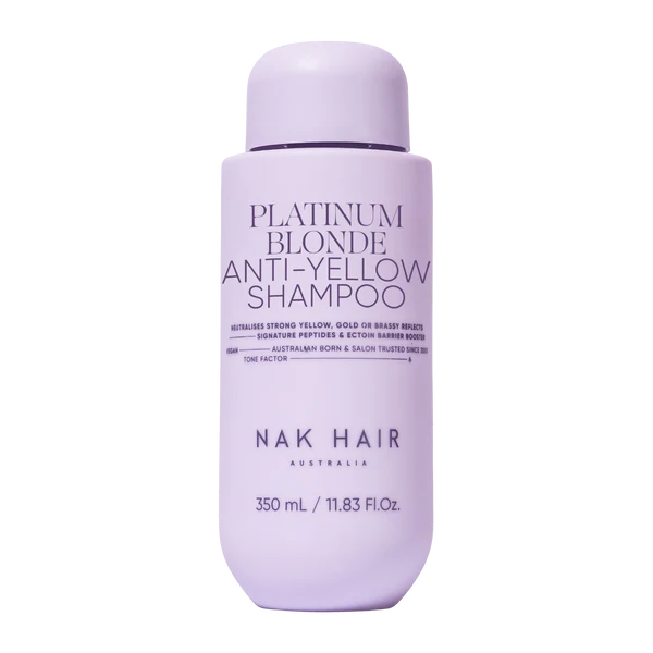 NAK Signature Platinum Blonde Anti-Yellow Shampoo 350ml
