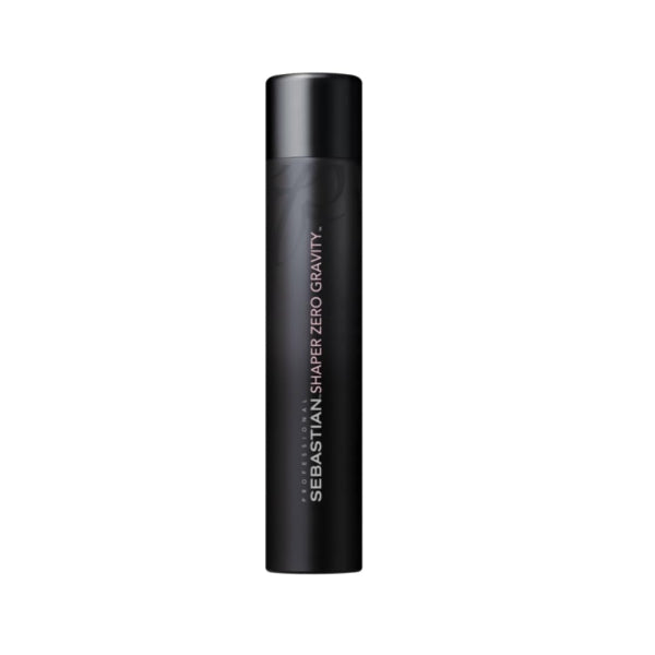 Black cylindrical container with 'Sebastian Shaper Zero Gravity' text on a white background