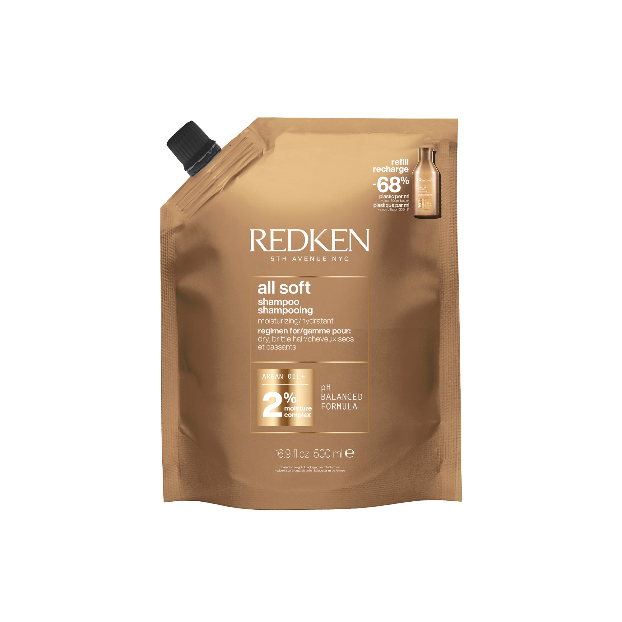 ALL SOFT SHAMPOO 500ML REFILL