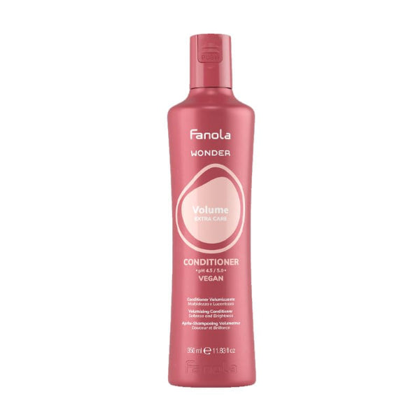 Fanola Wonder Volume Conditioner bottle on a white background