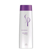 Wella SP Volumize shampoo bottle on a white background