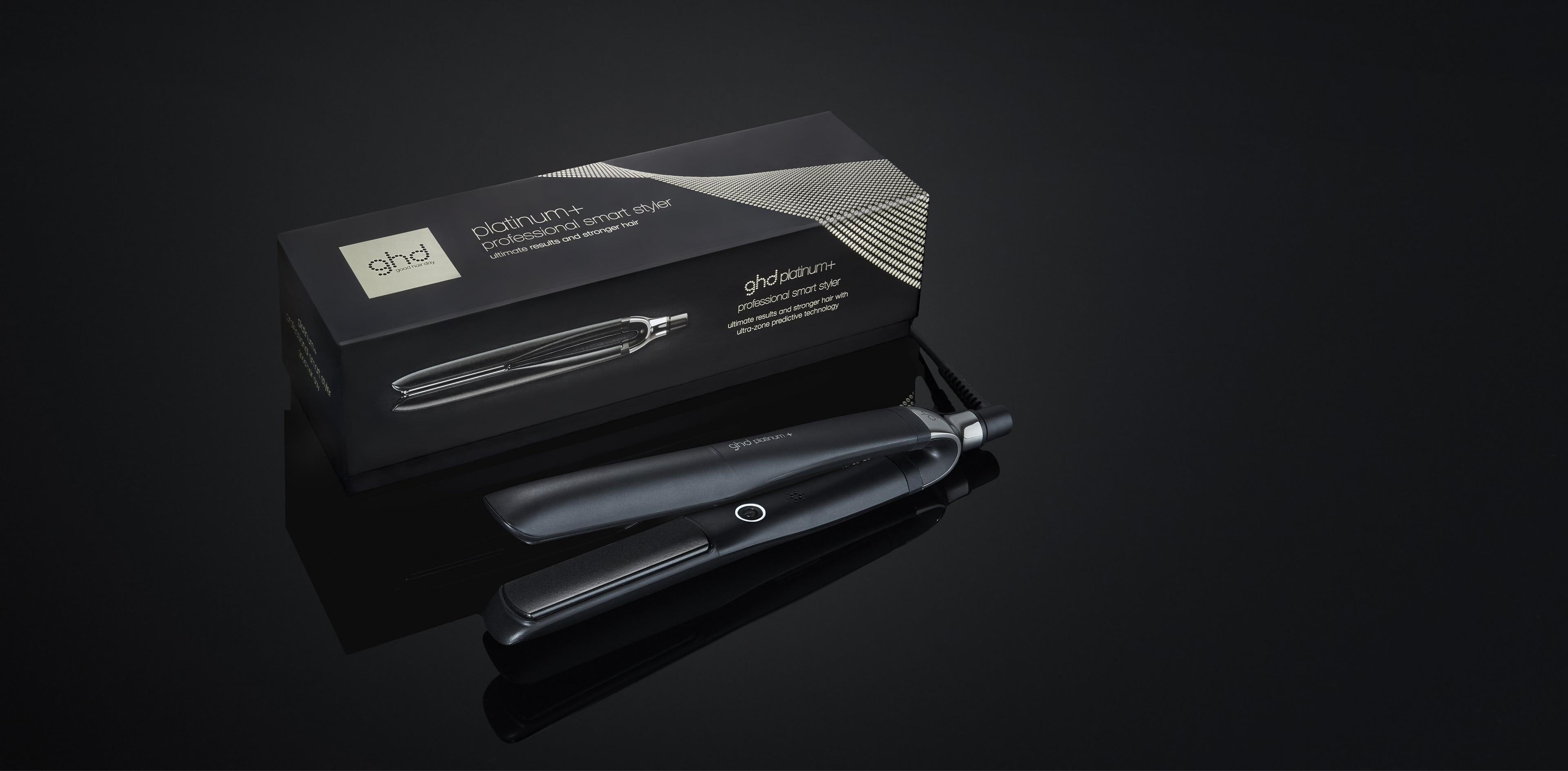 GHD PLATINUM+ PROFESSIONAL HAIR STRAIGHTENER (26MM PLATE) BLACK