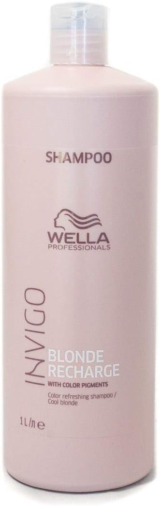 WELLA INVIGO BLONDE RECHARGE COOL BLONDE  SHAMPOO 1000ML