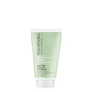 Paul Mitchell anti-frizz leave-in treatment tube on a white background