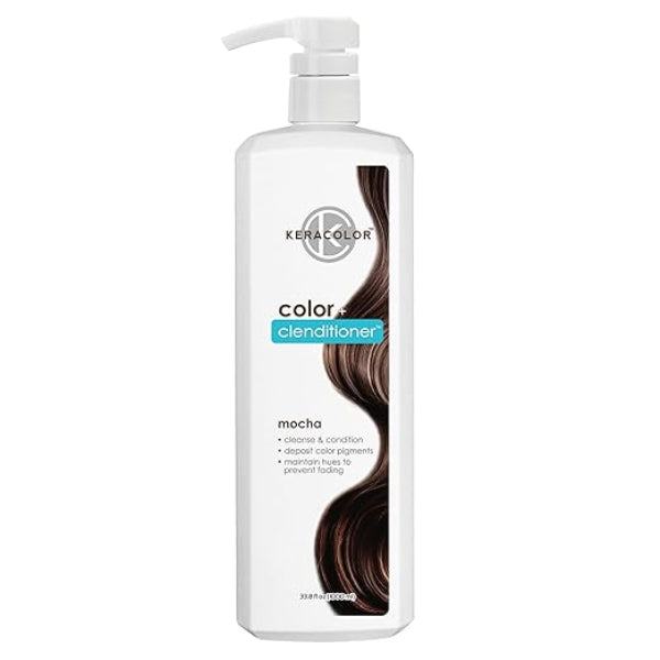 Keracolor Mocha Color Conditioner bottle on a white background