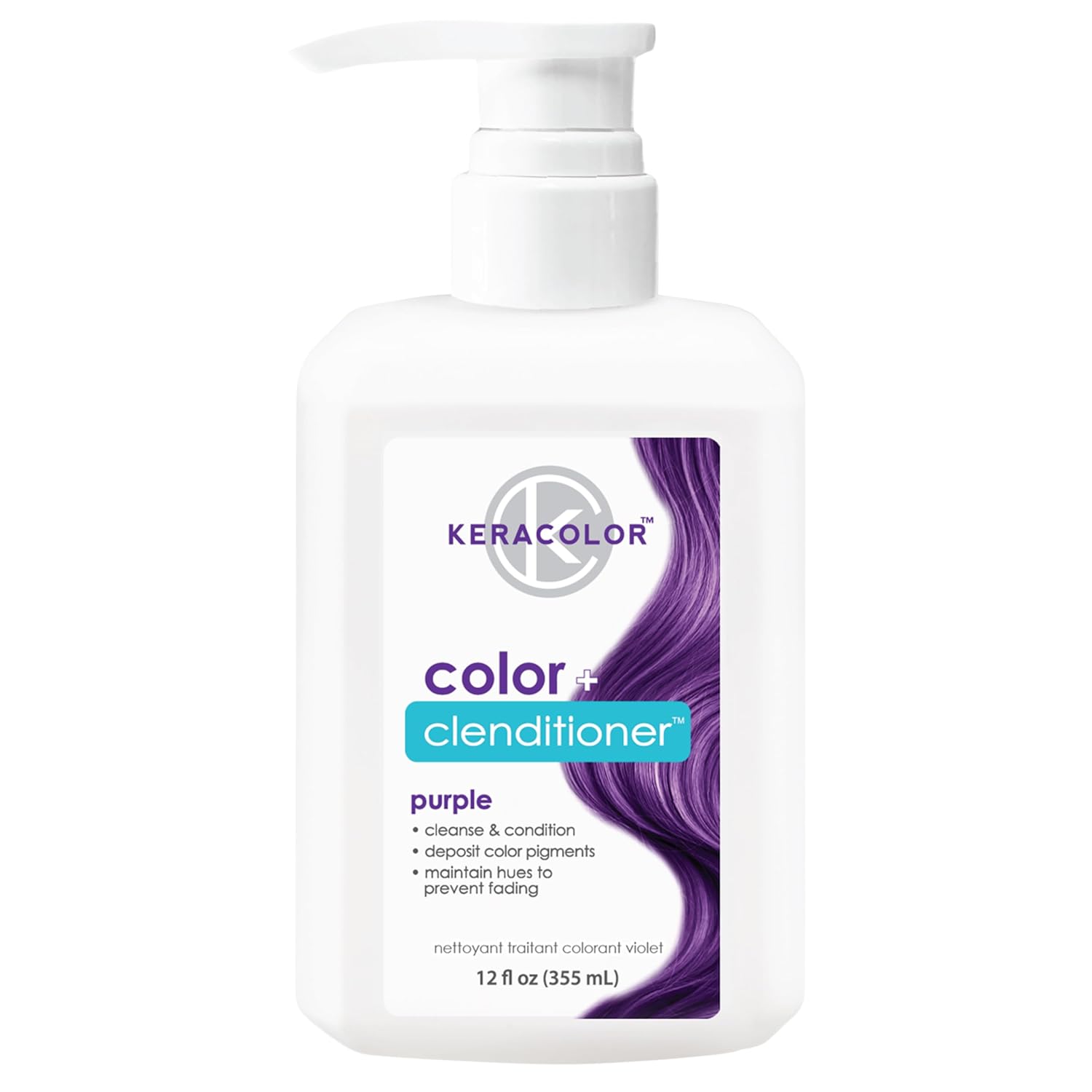 KERACOLOR Color + Clenditioner BRUNETTE PURPLE - 355ml