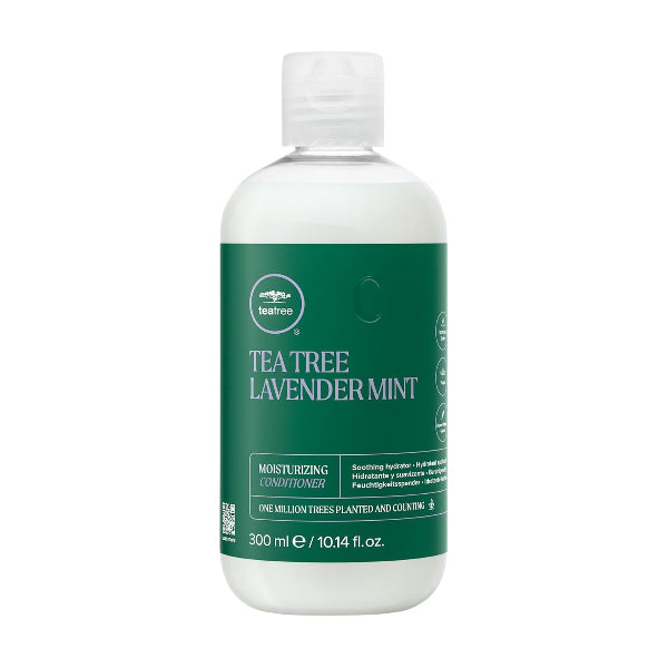 Tea Tree Lavender Mint conditioner bottle on a white background