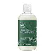 Tea Tree Lavender Mint shampoo bottle on a white background