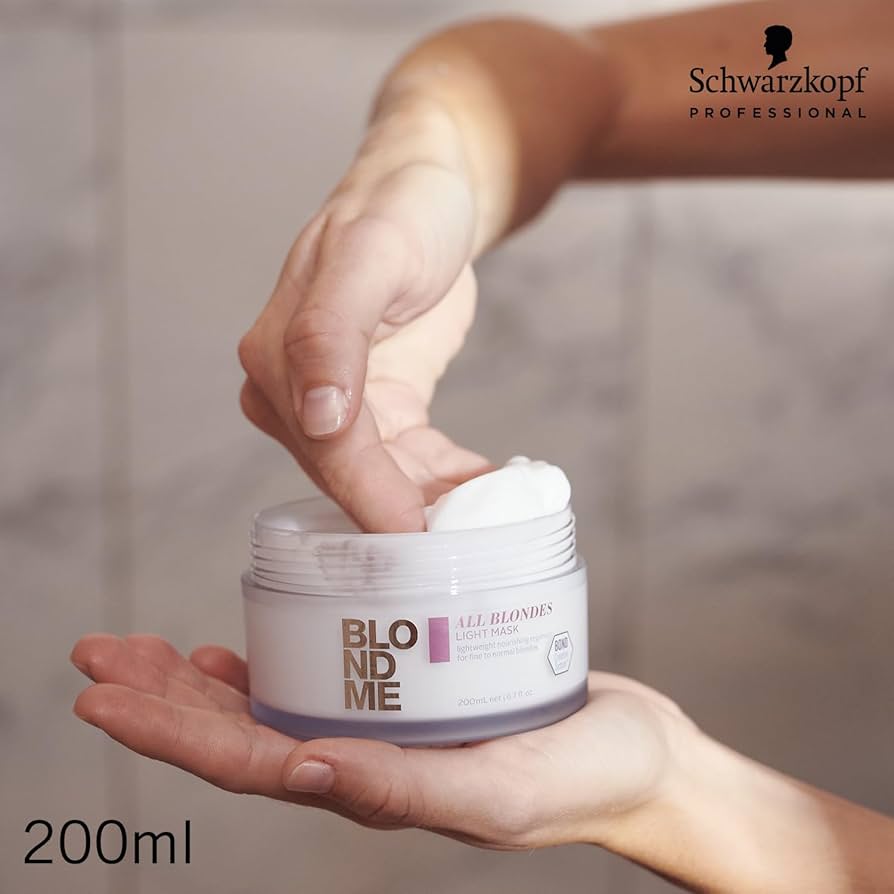 SCHWARZKOPF BLONDEME LIGHT MASK - 200ml