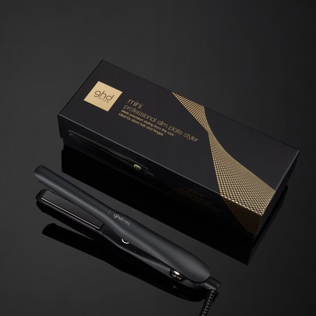 GHD MINI SLIM HAIR STRAIGHTENER (15MM PLATE) BLACK