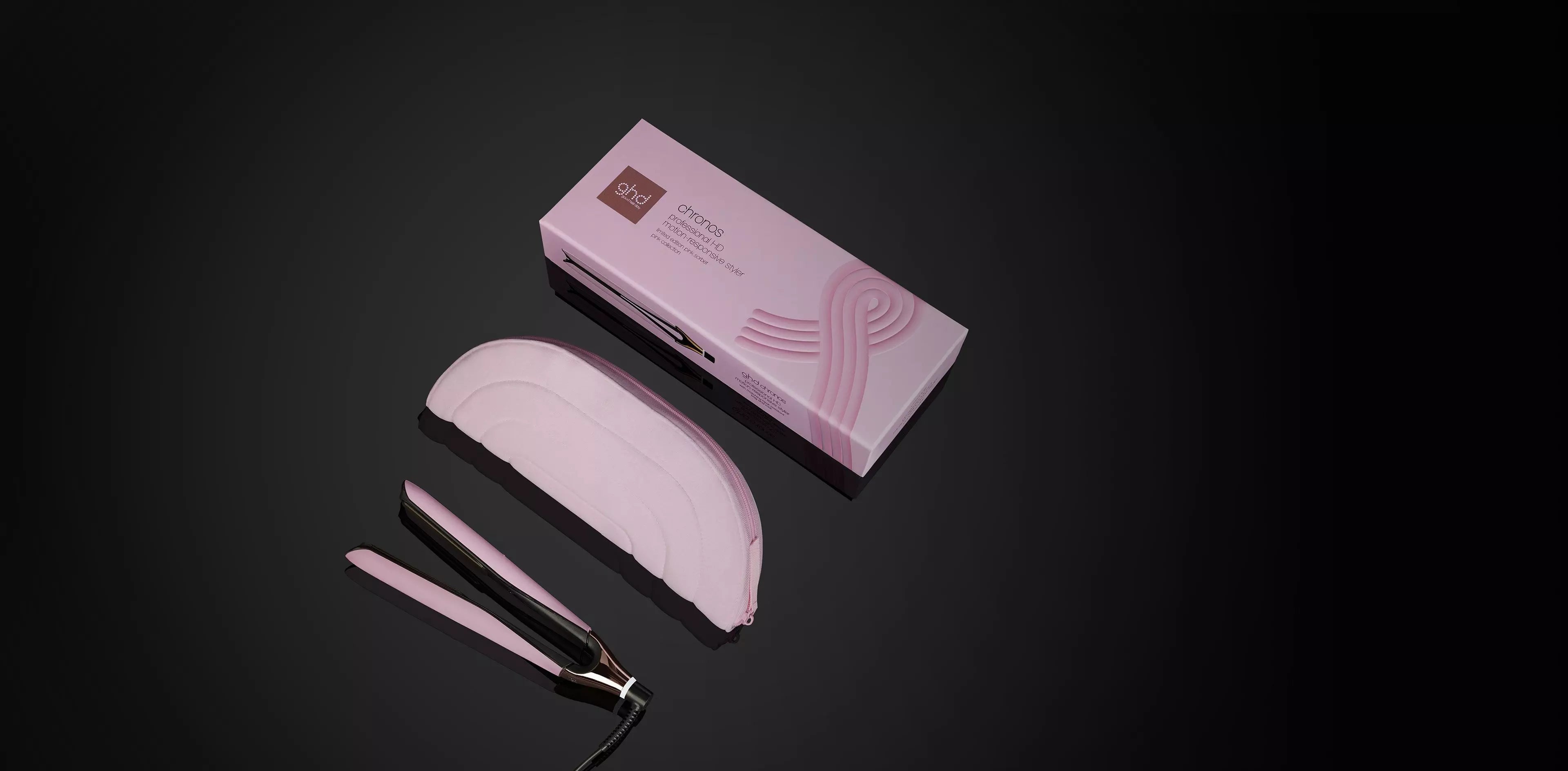 GHD CHRONOS HAIR STRAIGHTENER (26MM PLATE) PINK SORBET