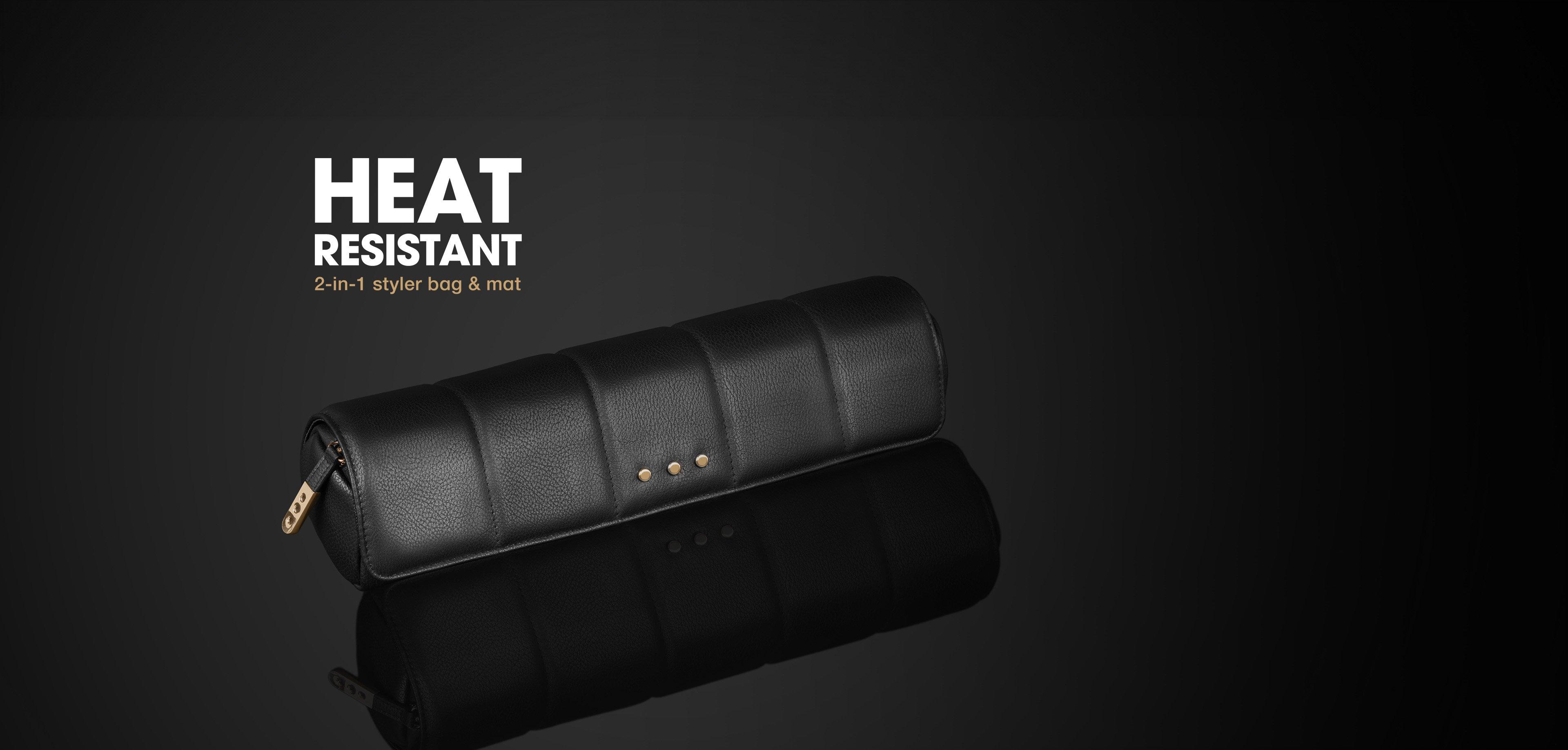 NEW GHD 2-IN-1 HEAT-RESISTANT STYLER BAG & MAT