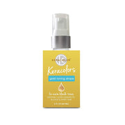 Keracolors gold toning drops bottle with yellow packaging on a white background