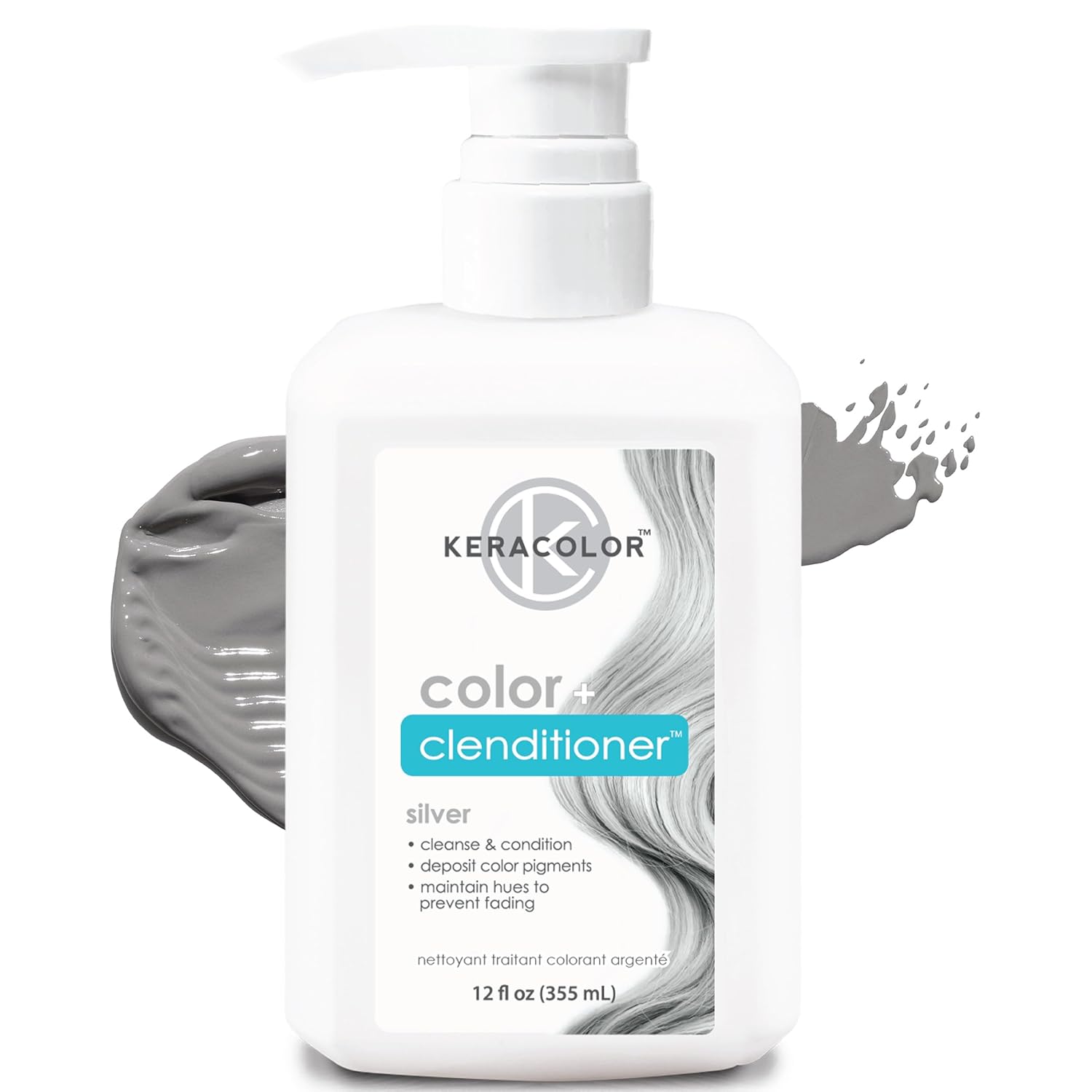 KERACOLOR Color + Clenditioner SILVER - 355ml