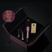 NEW GHD DUET BLOWDRY HAIR DRYER BRUSH FESTIVE GIFT SET IN CHERRY CHIC