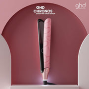 NEW GHD CHRONOS PROFESSIONAL HAIR STRAIGHTENER (26MM PLATE) DUSTED PINK
