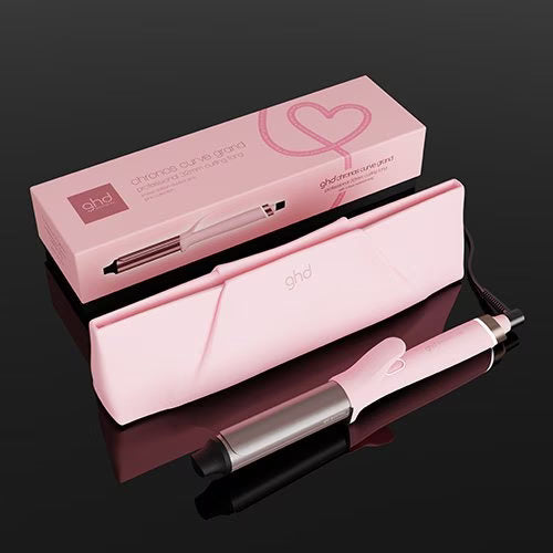 NEW GHD CHRONOS CURVE GRAND TONG (32MM BARREL) DUSTED PINK