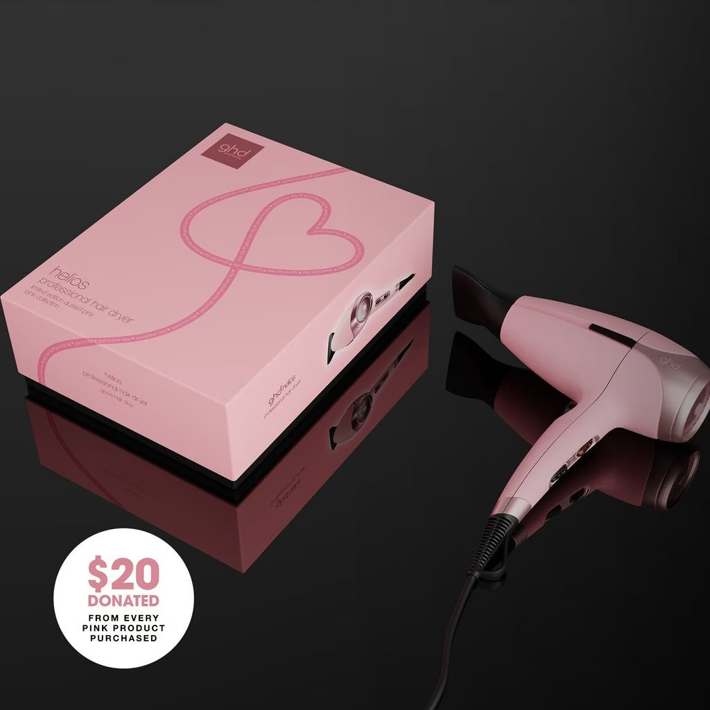 NEW GHD HELIOS HAIR DRYER IN DUSTED PINK