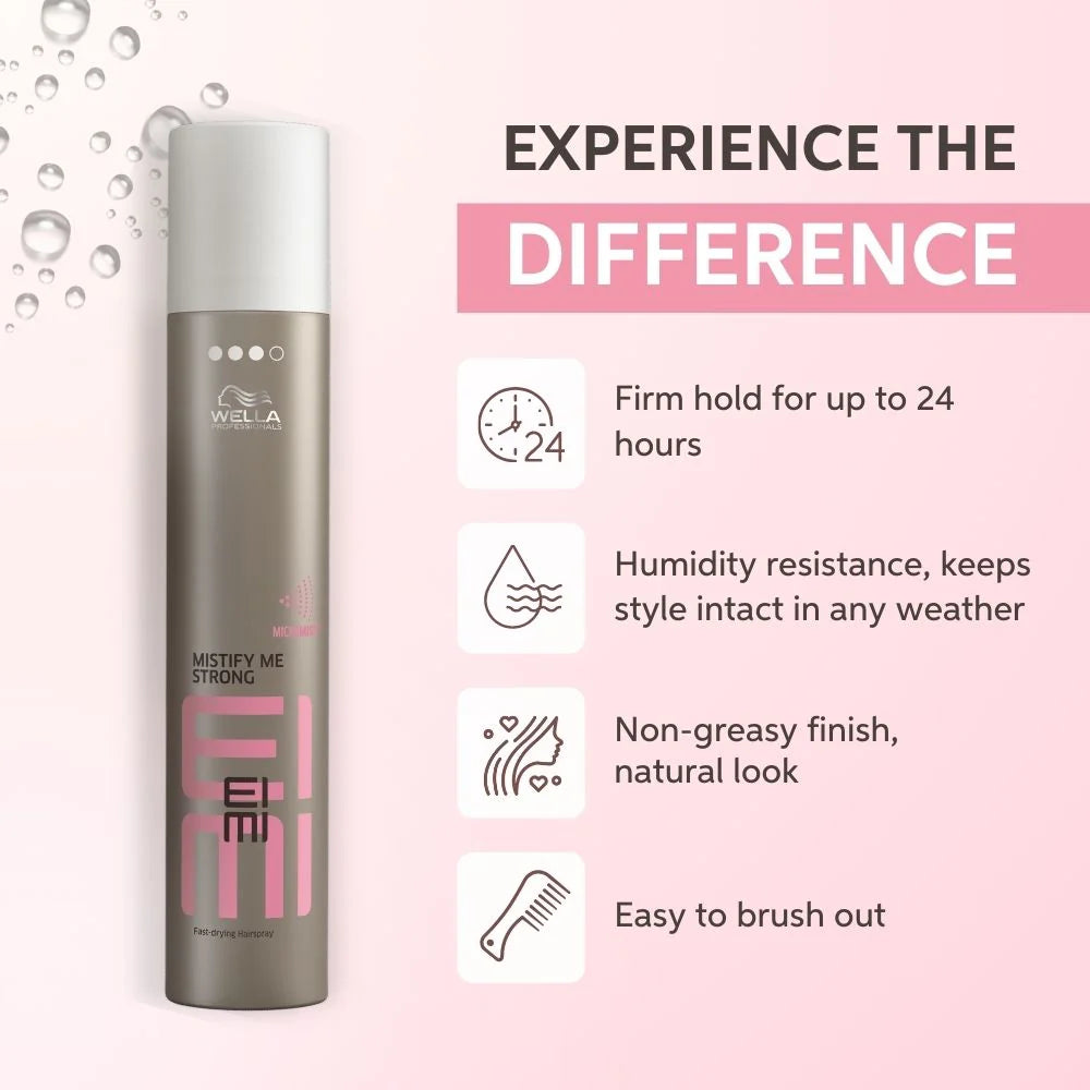 WELLA EIMI MISTIFY ME STRONG HAIRSPRAY 300ML