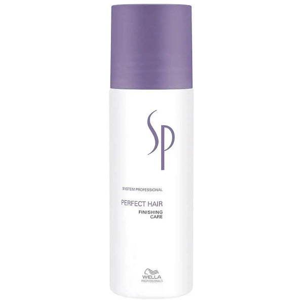 Wella SP Perfect Hair Finishing Care bottle on a white background