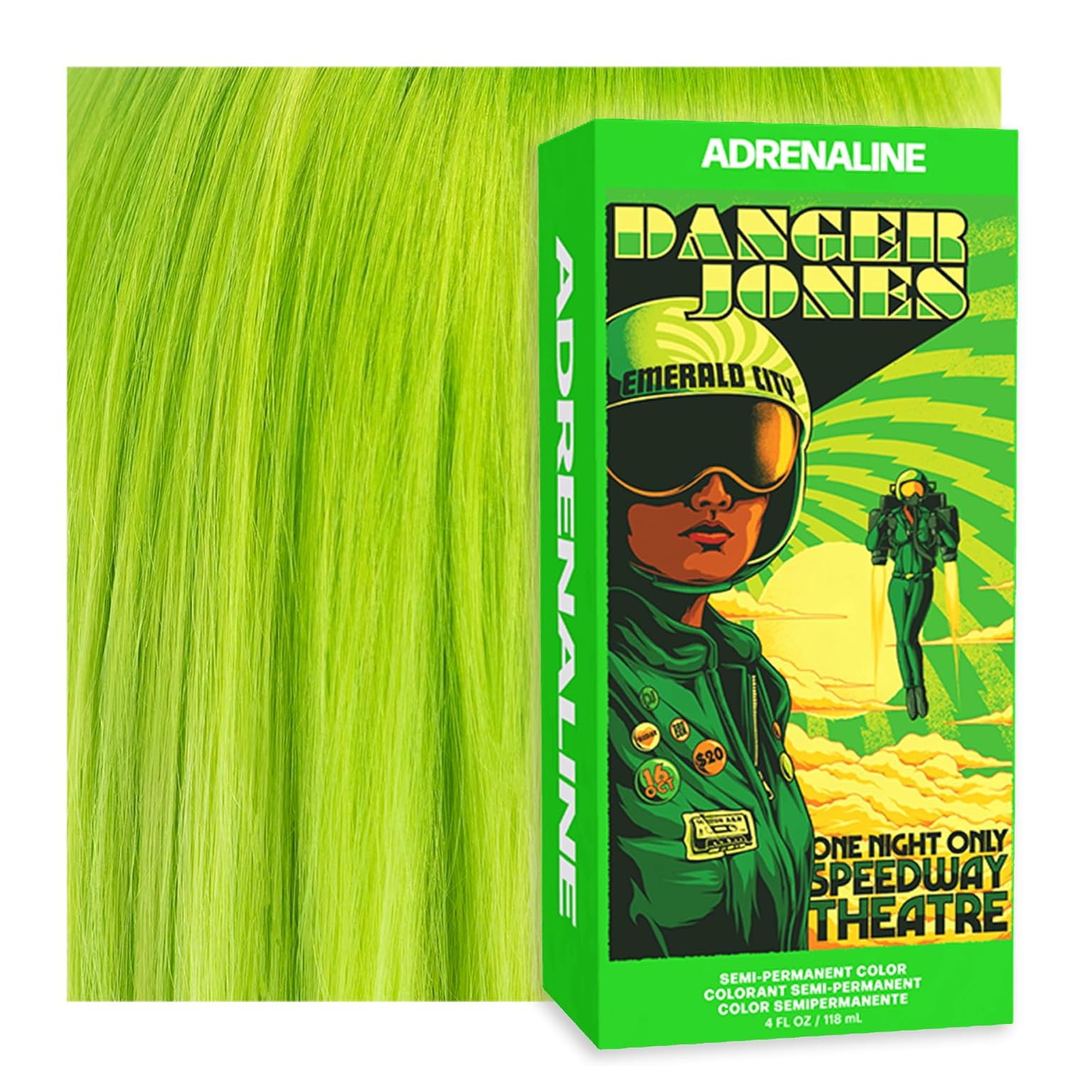 DANGER JONES SEMI ADRENALINE - Neon Green 118ML