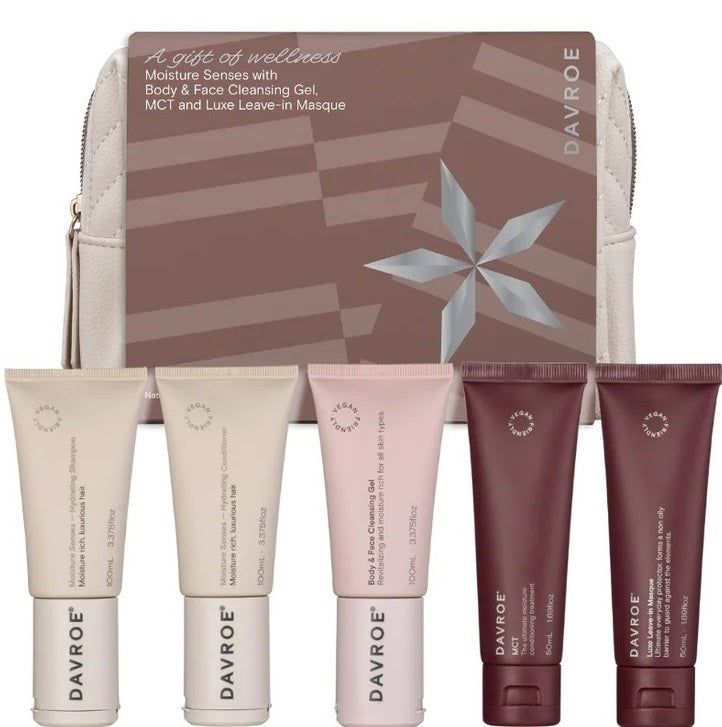 Davroe Moisture Christmas Travel Pack 5 pack