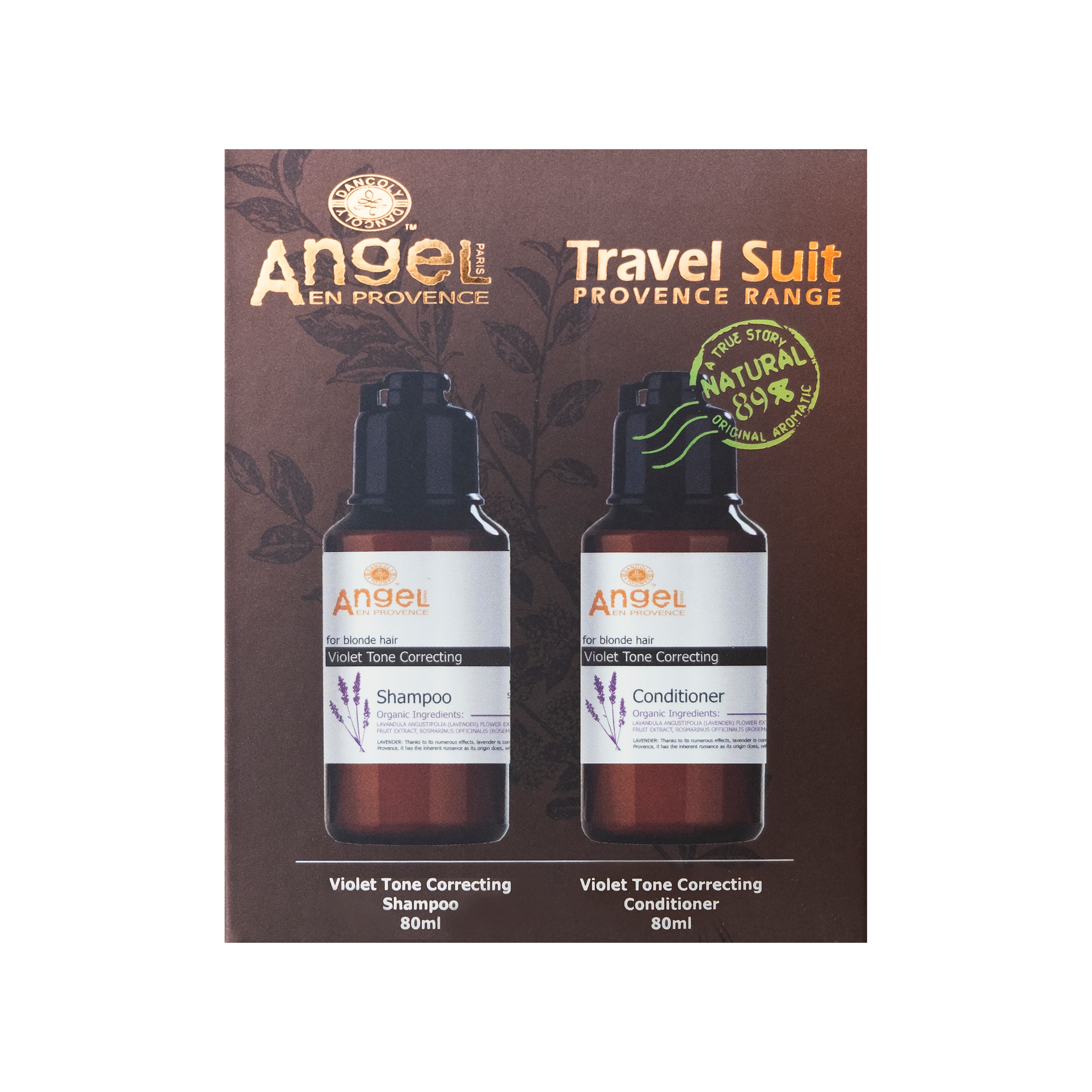Angel EN PROVENCE Lavender Tone Correcting Travel Duo