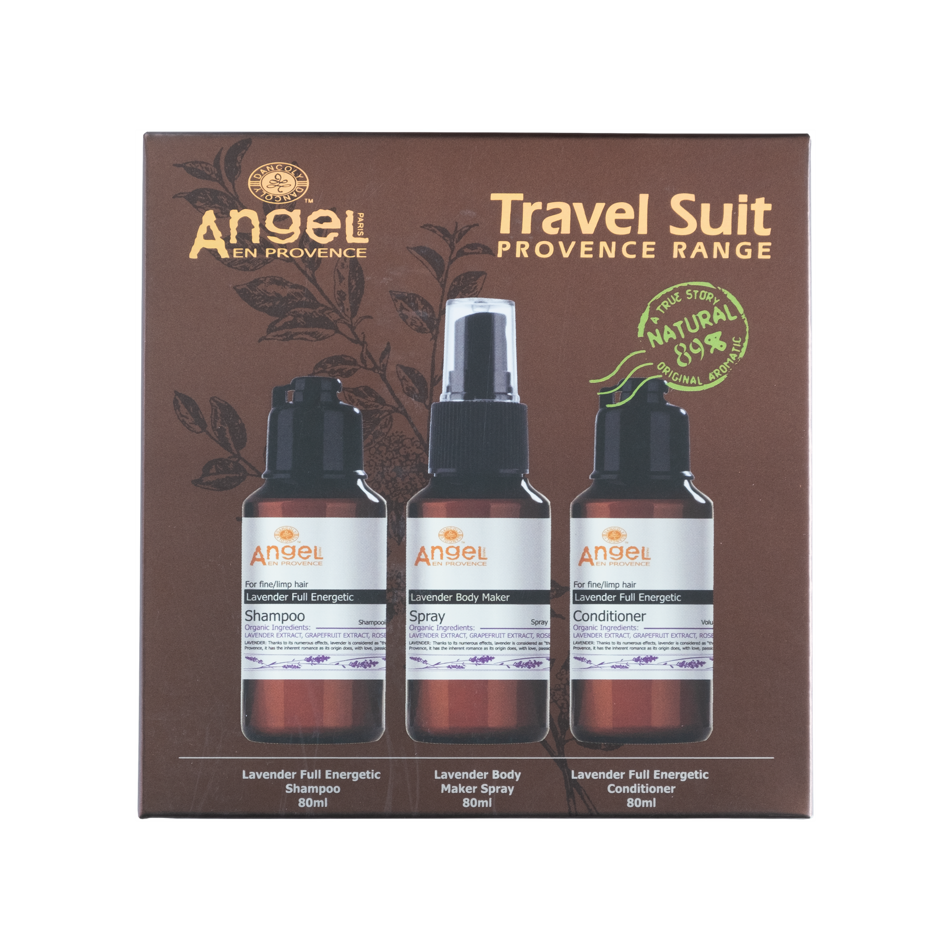 Angel EN PROVENCE Lavender Travel Trio