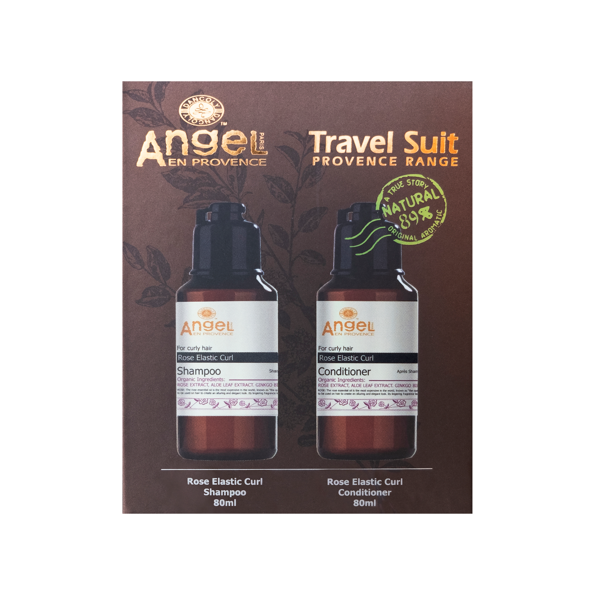 Angel EN PROVENCE Rose Elastic Travel Duo