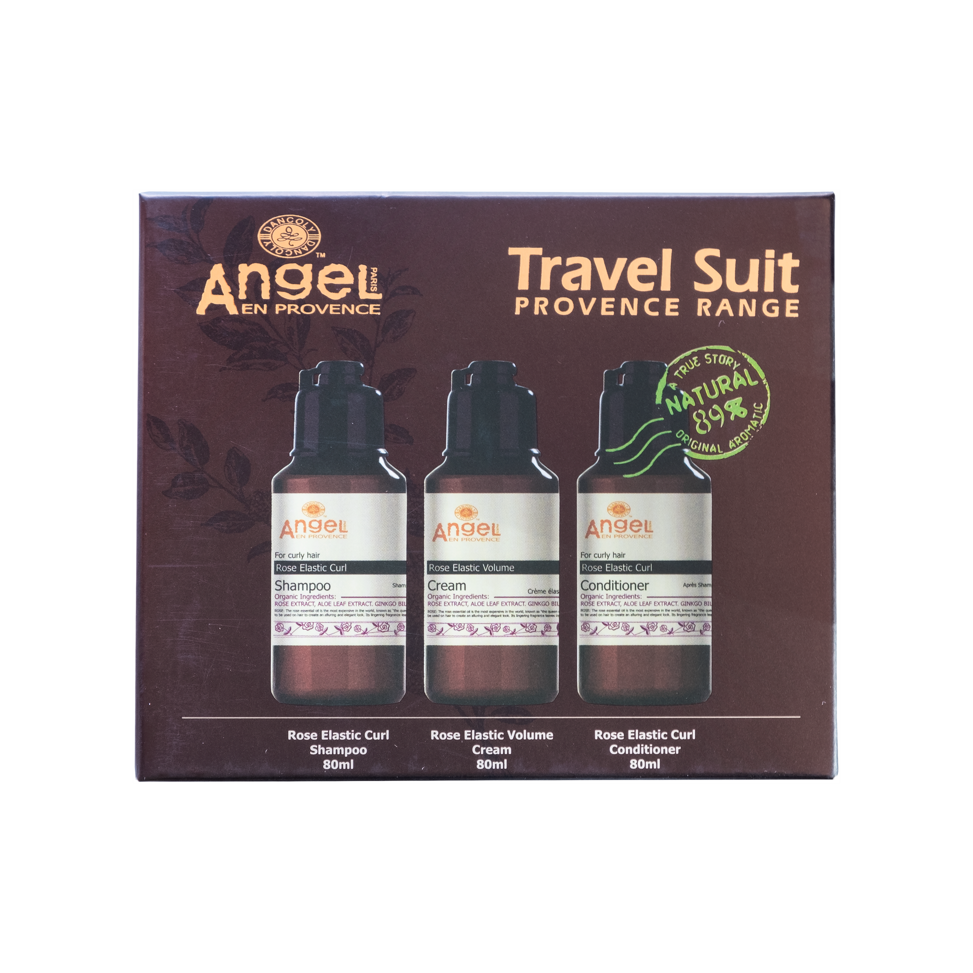 Angel EN PROVENCE Rose Elastic Travel Trio