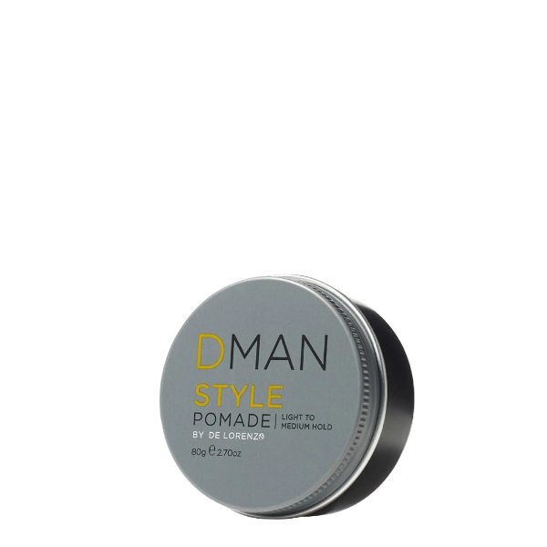 DMan Style Pomade container on a white background