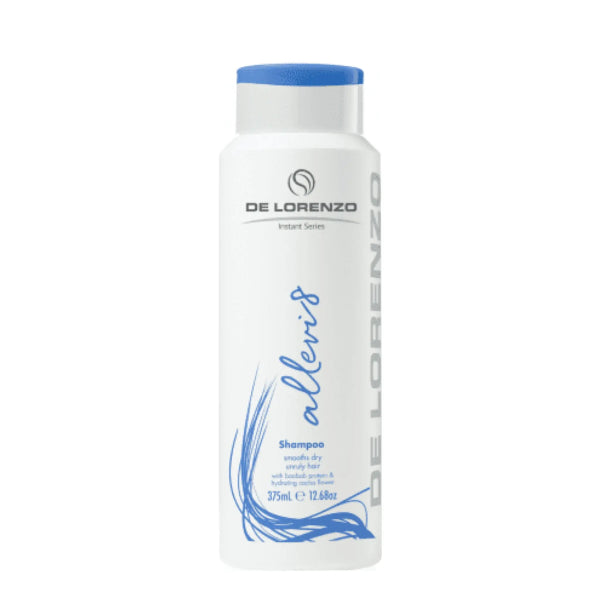 De Lorenzo shampoo bottle on a white background