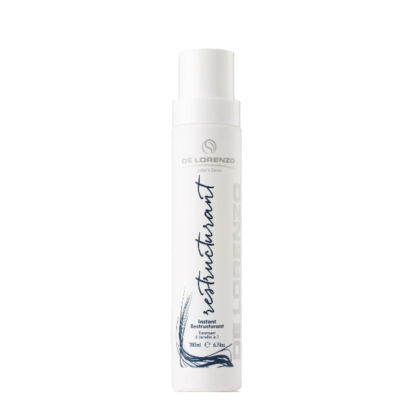 De Lorenzo hair product bottle on a white background
