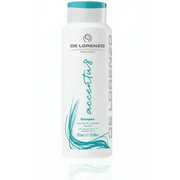 De Lorenzo shampoo bottle on a white background
