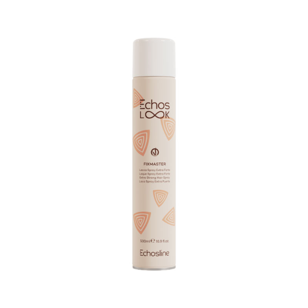 Echosline Fixmaster hair spray bottle on a white background