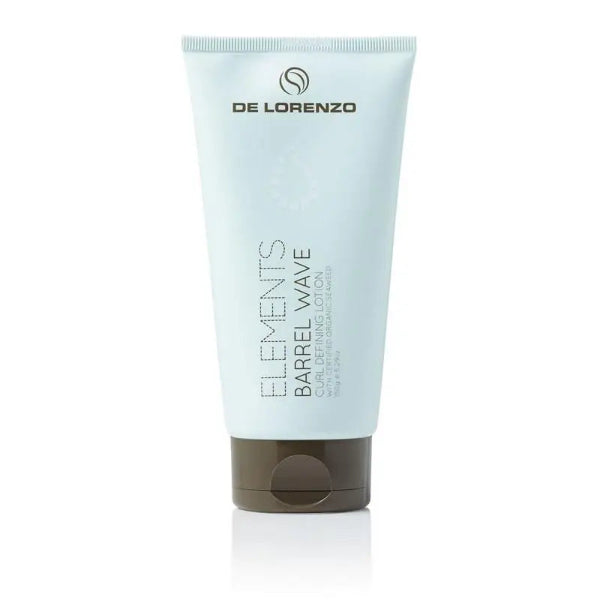 De Lorenzo hair product tube on a white background