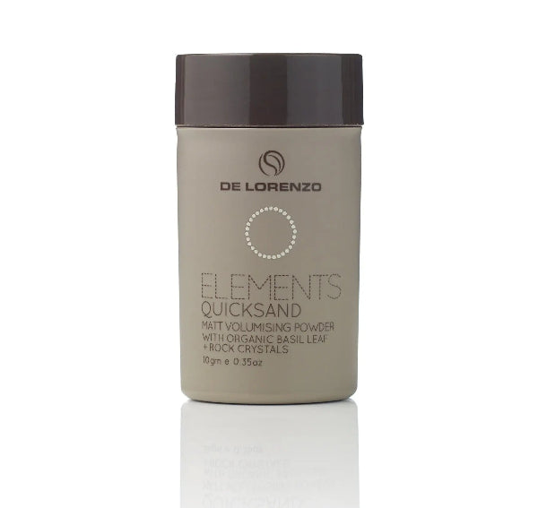 De Lorenzo Elements Quicksand powder container on a white background